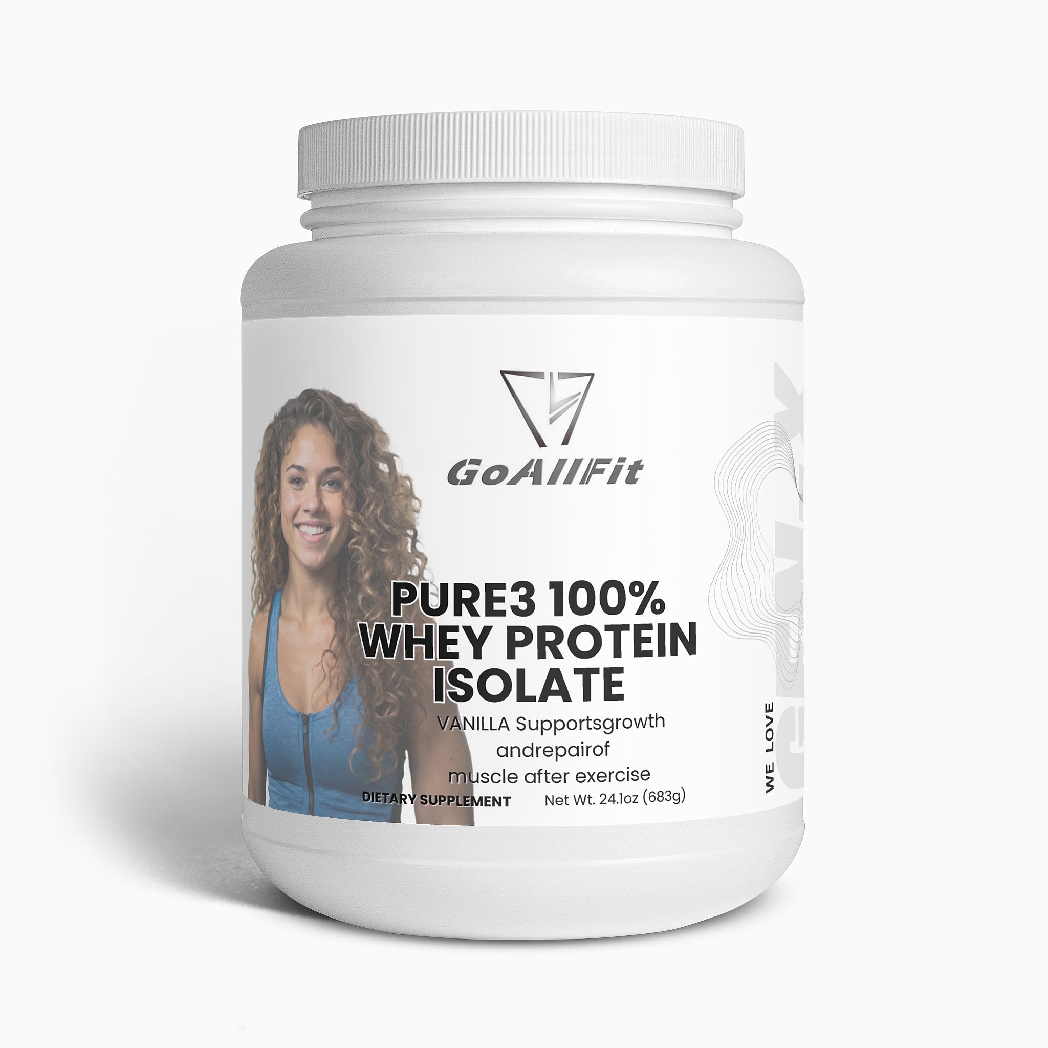 Pure3 100% Whey Protein Isolate (Vanilla)