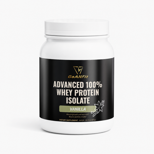 GoAllFit Vanilla whey protein isolate — 805 g